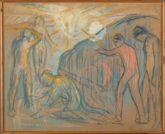 Wandering towards the Light by Edvard Munch