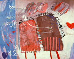 We Two Boys Together Clinging Together by David Hockney