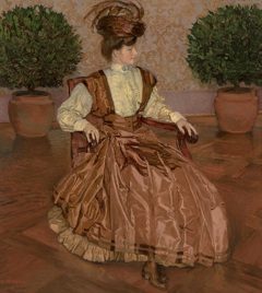 Wife's portrait by Józef Mehoffer