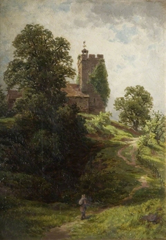 Wigmore Church, near Ludlow by Samuel Henry Baker
