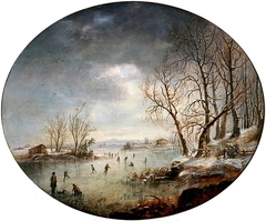 Winter Scene in New Jersey by Régis François Gignoux