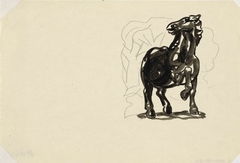 Zonder titel (paard) by Leo Gestel