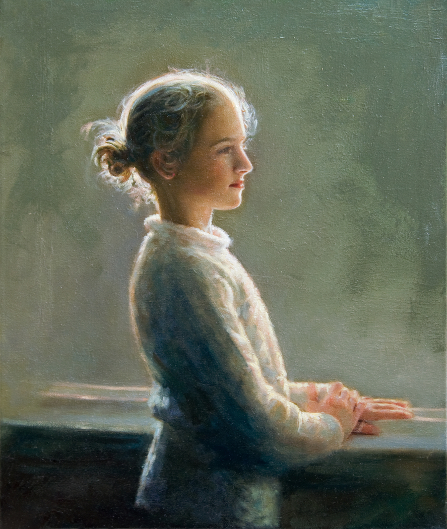 "Girl at the window"