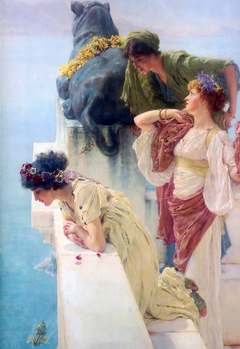 A Coign for Vantage by Lawrence Alma-Tadema