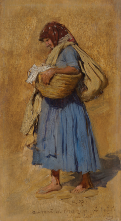 A Farmer’s Wife Blowing her Nose