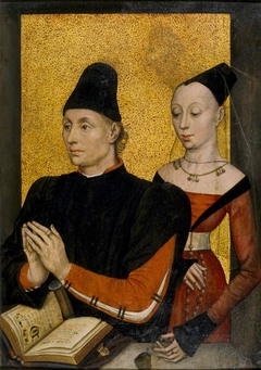 A Man and his Wife by Master of the legend of St Barbara
