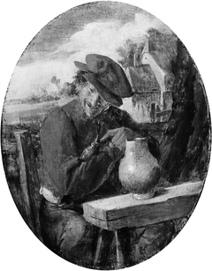A Peasant with a Bird