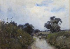 A Surrey Lane by Margaret Stoddart