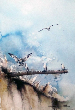 A tale of seagulls by Mugur Popa