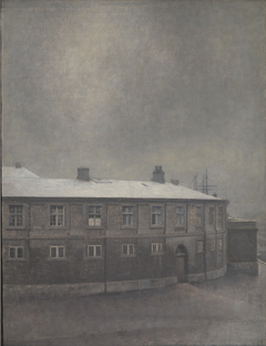 A Wing of Christiansborg Palace by Vilhelm Hammershøi