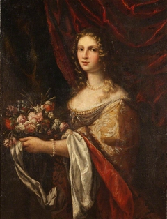 A Woman as Flora by Anonymous