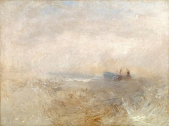 A Wreck, with Fishing Boats