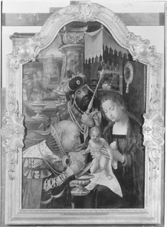 Adoration of the magi (centre) by Meester van de Utrechtse Aanbidding