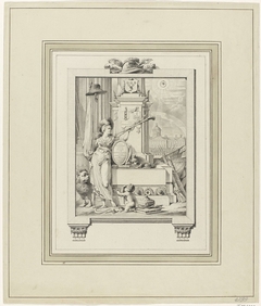 Allegorisch monument voor Isaak van Goudoever, 1787 by Johannes van Dregt