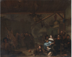 An Interior with Figures