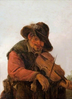 An Itinerant Musician by Adriaen van Ostade