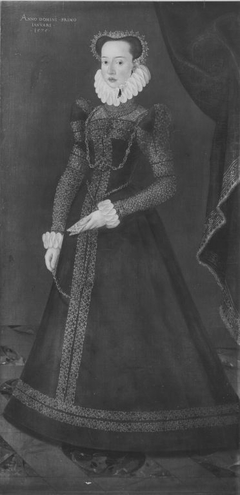Anna, Elisabeth oder Barbara, Tochter des Pfalzgrafen Wolfgang von Zweibrücken-Veldenz by Master of the Vohenstrauss Portrait