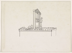Anthony van Bentum onder de guillotine, 1811 by Unknown Artist