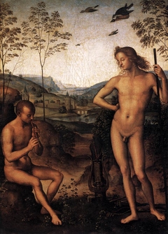 Apollo and Marsyas by Pietro Perugino