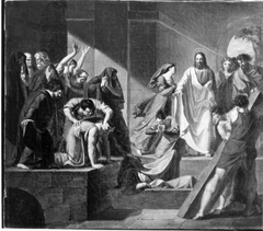 Auferweckung des Lazarus by Robert von Langer