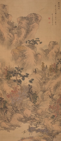 Autumn Colors at a Mountain Villa After Li Cheng (919-967) by Lan Ying