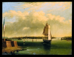 Bay and Harbor of New York from Bedlow's Island by Anonymous