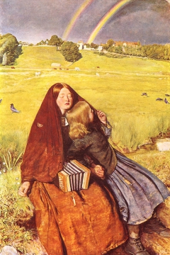 Blind Girl by John Everett Millais
