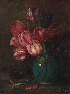 Bloemstuk, tulpen by Sina Mesdag-van Houten