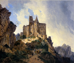 Burg Kipfenberg im Altmühltal by Domenico Quaglio the Younger