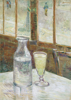 Café Table with Absinthe by Vincent van Gogh