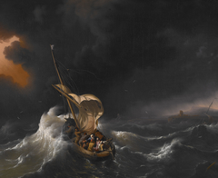 Christ in the Storm on the Sea of Galilee by Ludolf Backhuysen