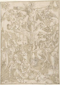 Christus aan het kruis by Albrecht Dürer