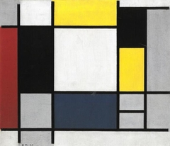 Composition with Yellow, Red, Black, Blue, and Gray by Piet Mondrian