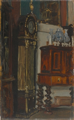 Corner of an Antique Dealer's Shop by Franz Skarbina