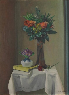 Couronnes impériales (La nappe blanche) by Félix Vallotton