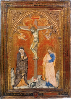Crucifixion with the Virgin and Saint John the Evangelist by Francesco di Vannuccio