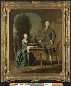 Daniël Radermacher (1722-1803), zijn eerste vrouw Suzanna Libertina Boogaert van Alblasserdam (1734-1780) en hun zoon Samuel (1764-1793) by Jan Appelius