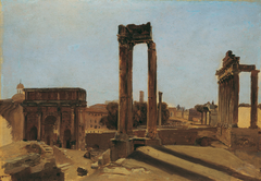 Das Forum Romanum by Carl Blechen
