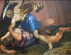 David and Goliath (verso)