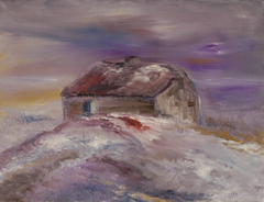 De grauwe hut by Karel Albert Schmidt