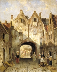 De oude poort by Charles Leickert