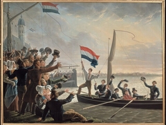 De terugkeer van Jacobus Hobein, 19 maart 1831 by Dominicus Franciscus du Bois