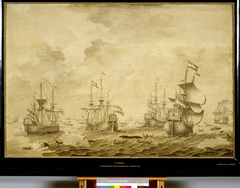 De walvisvloot der Doornekroons by Adriaen van Salm