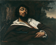 Der Verwundete by Gustave Courbet