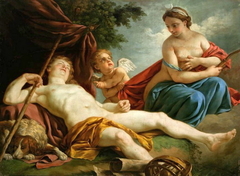 Diana and Endymion. by Louis-Jean-François Lagrenée