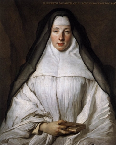 Elizabeth Throckmorton, Canoness of the Order of the Dames Augustines Anglaises by Nicolas de Largillière