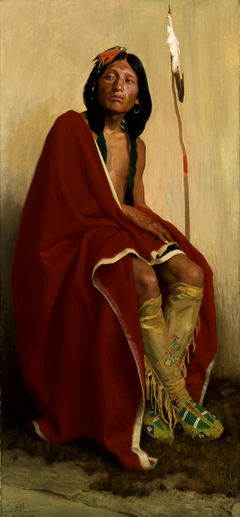 Elk-Foot of the Taos Tribe by E. Irving Couse