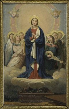 Esquisse pour l'église Notre-Dame de Vincennes : L'Assomption de la vierge by Jean Louis Bezard