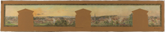 Esquisse pour la salle des fêtes de la mairie de Vanves : Panorama de Vanves by Pierre Louis Léger Vauthier