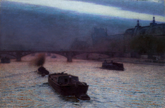 Evening on the Seine by Aleksander Gierymski